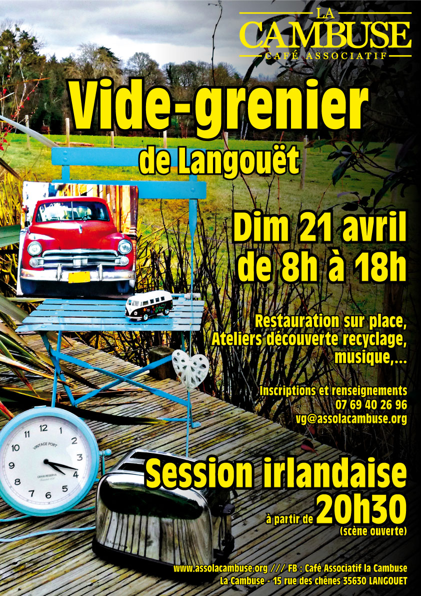 Affiche vide grenier